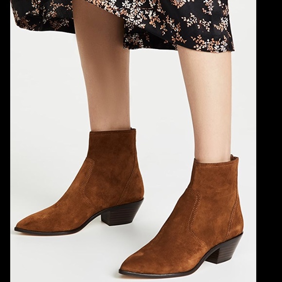 Loeffler Randall Joni Suede Ankle Boots 